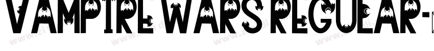 vampire wars regular字体转换